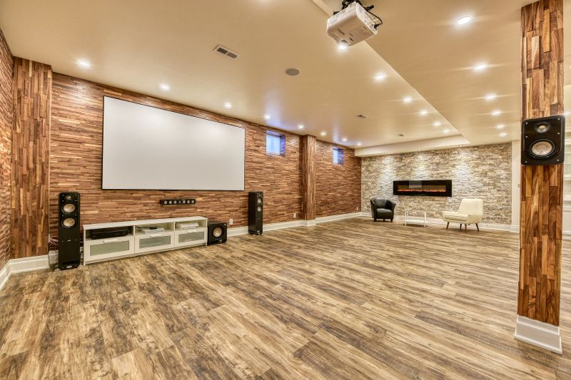Basement Entertainment Rooms